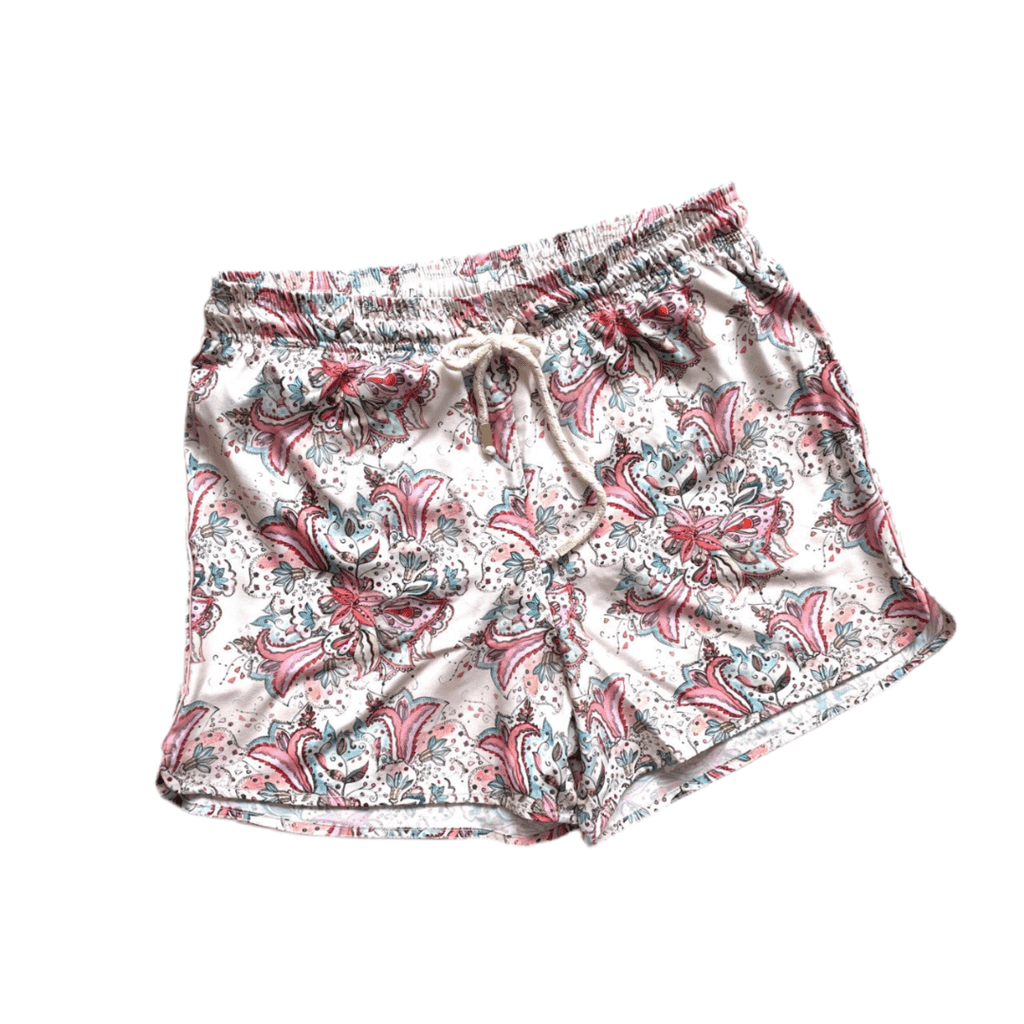 SHORT print aquarella flowers - GALATEA SWIMWEAR