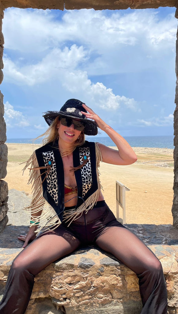 Chaleco piel 100% - GALATEA SWIMWEAR